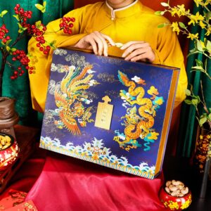 Kim Ấn Hoàng Gia (Xanh, Rượu vang Pháp Frank Sauzee) 3