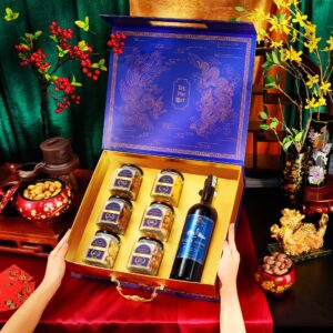 Kim Ấn Hoàng Gia (Xanh, Rượu vang đỏ cao cấp Boyce Avenu) 2